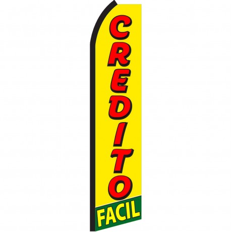 Credito Facil Yellow & Red Swooper Flag