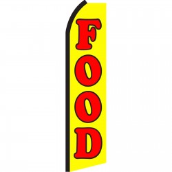 Food Yellow Swooper Flag