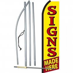 Signs Made Here Swooper Flag Bundle