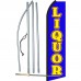Liquor Blue & Yellow Swooper Flag Bundle