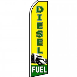 Diesel Fuel Yellow Swooper Flag