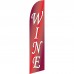 Wine Red Windless Swooper Flag