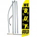 We Buy Gold Black Swooper Flag Bundle