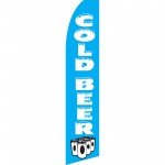 Cold Beer Cans Swooper Flag