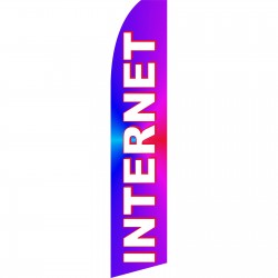 Internet Purple Swooper Flag