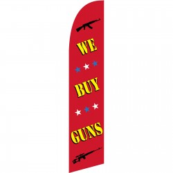 We Buy Guns Windless Swooper Flag