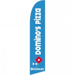 Domino's Pizza Windless Swooper Flag