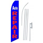 Auto Repair Blue Swooper Flag Bundle
