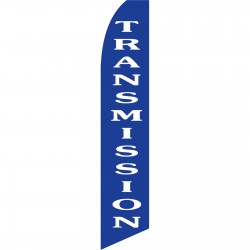 Transmission Blue Swooper Flag