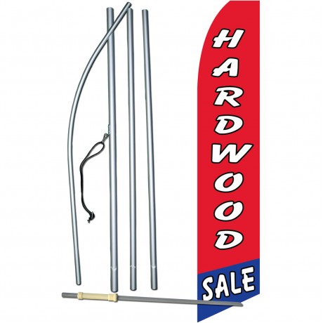 Hardwood Sale Red Swooper Flag Bundle