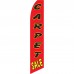 Carpet Sale Red Black Swooper Flag