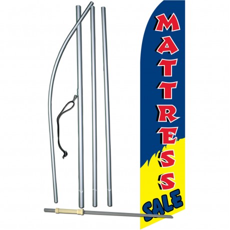 Mattress Sale Blue Yellow Swooper Flag Bundle
