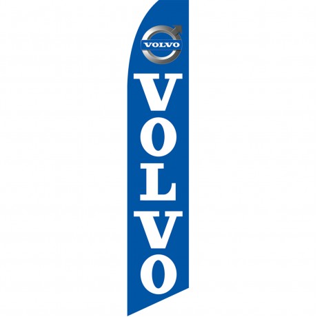 Volvo Blue Swooper Flag