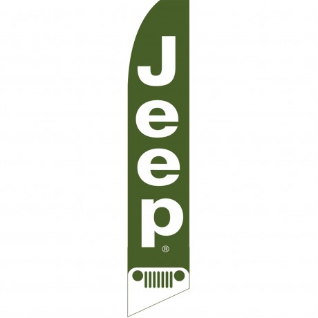 Jeep Green Swooper Flag