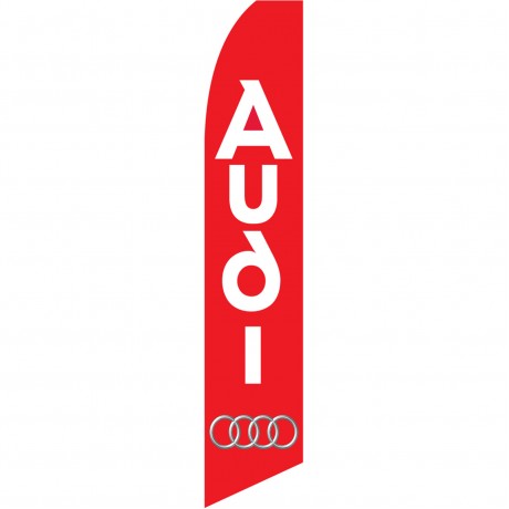 Audi Red Swooper Flag
