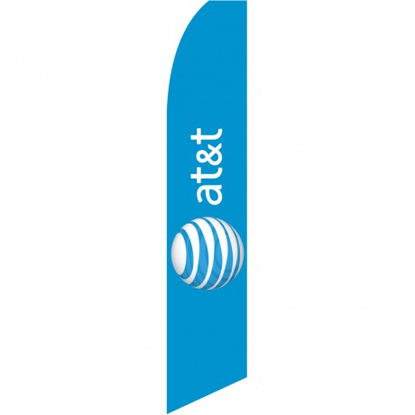 AT&T Wireless Blue Swooper Flag