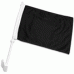 Solid Black 12" x 15" Car Window Flag