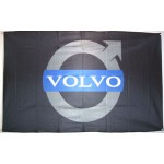 Volvo Black 3'x 5' Flag
