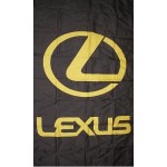 Lexus Black Vertical 3' x 5' Polyester Flag